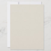 ピンクボホビーリーウェイガールベビーシャワー招待状 招待状 (裏面)