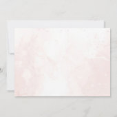 ピンクボホフローラバタフライベビーシャワー写真 サンキューカード (裏面)