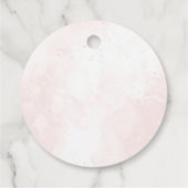 ピンクボホフローラバタフライベビーシャワー フェイバータグ (裏面)