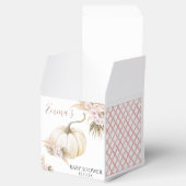 ピンクボホフローラリトルカボチャ赤ちゃんシャワー フェイバーボックス (オープン)