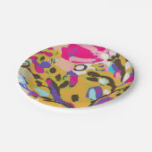 ピンクボホフローラI ペーパープレート (アングル)