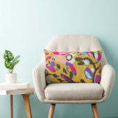 ピンクボホフローラI ランバークッション (椅子)