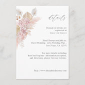 ピンクボホフローラSMエンクロージャカード エンクロージャーカード (正面)