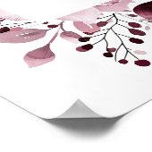 ピンクボホ植物聖体歓迎サイン ポスター (角)