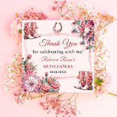 ピンクボホ素朴ウエスタンチャラテーマキンセアニェラ スタンダードカクテルナプキン