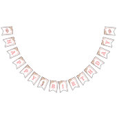 ピンクボホFirst Rodeo誕生日 バンティングフラッグ (全)