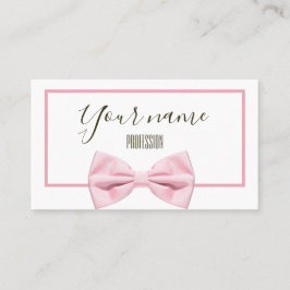 ピンクボモダンウスタイリッシュ 名刺