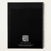 ピンクボモダンビーピン美容師アポイントメント プランナー手帳 (裏面)