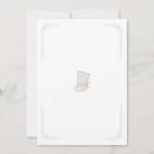 ピンクボーイハンボックドルジャンチ最初の誕生日 招待状 (裏面)