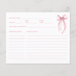 ピンクボーエレガントブライダルシャワーレシピ