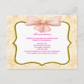 ピンクボーエンクロージャカード エンクロージャーカード (正面)