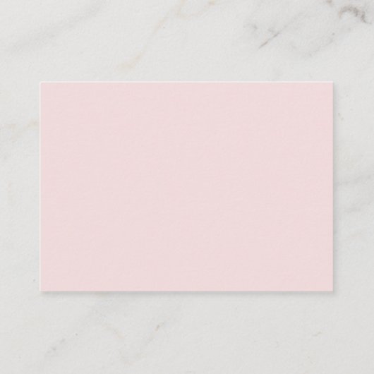 ピンクボーエンクロージャカード エンクロージャーカード (裏面)