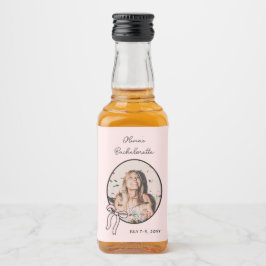 ピンクボーガーリーズ&バベスバチェロレッテミカスタムニ リキュールボトルラベル