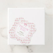 ピンクボーガールベビーシャワーありがとう フェイバータグ (インサイチュ)