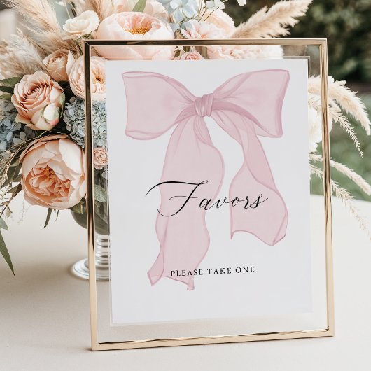 ピンクボーガール赤ちゃんシャワーの好意 ポスター