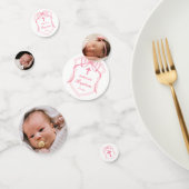 ピンクボークレストバプティステーブル コンフェッティ (グループ)