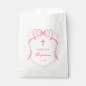 ピンクボークレストバプテスマ フェイバーバッグ (正面)