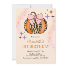 ピンクボーヒョウかぼちゃガールハロウィーン誕生日