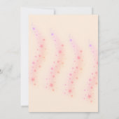 ピンクボーヒョウかぼちゃガールハロウィーン誕生日 招待状 (裏面)