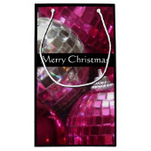 ピンクボーブルズメリークリスマス抱き枕スモールブラック スモールペーパーバッグ (裏面)