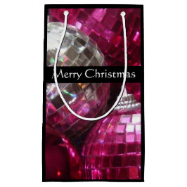 ピンクボーブルズメリークリスマス抱き枕スモールブラック スモールペーパーバッグ