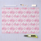 ピンクボーベビーガールティッシュペーパー 薄葉紙 (クラフト)