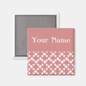 ピンクボーモダンルデザイン@エムポロモファ マグネット (正面/裏面)