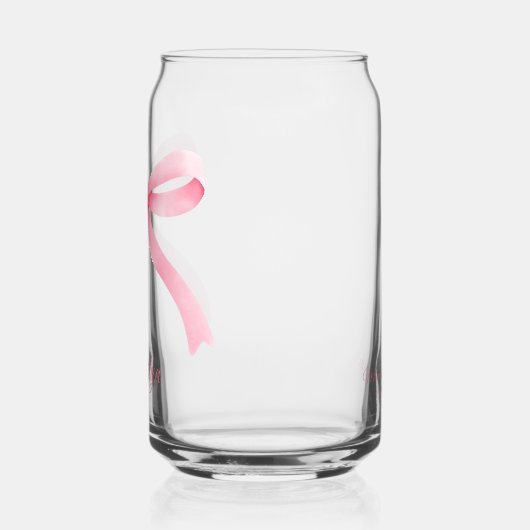 ピンクボー名門私立校風のコケットバチェロレッテの好意 ガラス缶 (左)