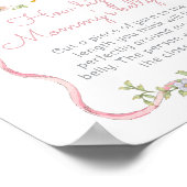 ピンクボー間抜けグースどのように大きいmommys腹 ポスター (角)