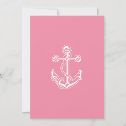 ピンクボ航海のートいかり日付の保存 セーブザデート (裏面)