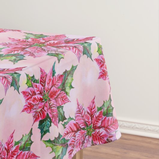 ピンクポインセチア テーブルクロス (インサイチュ)