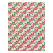 ピンクポインセティアスクリスマス テーブルクロス (正面)