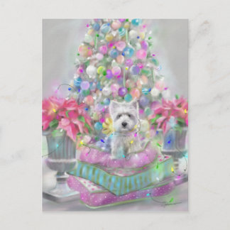 ピンクポインセティアス ポストカード