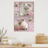 ピンクポスター3 ポスター (キッチン)