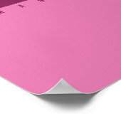 ピンクポップ・アートのアートカウポスター – ビーガンAF ポスター (角)