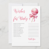 ピンクポップ・アートのケーキ女の子の赤ちゃんシャワーがベビー 招待状 (正面)