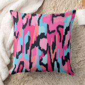 ピンクポップ・アートの抽象芸術 クッション (ブランケット)