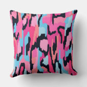 ピンクポップ・アートの抽象芸術 クッション (裏面)