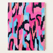 ピンクポップ・アートの抽象芸術 プランナー手帳 (裏面)