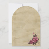 ピンクポニーパーティー 招待状 (裏面)