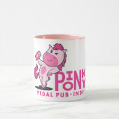 ピンクポニーペダルパブインディ マグカップ (中央)