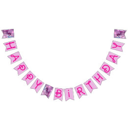 ピンクポニーユニコーン ガーランド 誕生日 バナー
