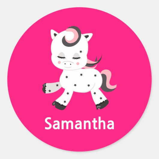 ピンクポニー ラウンドシール (正面)