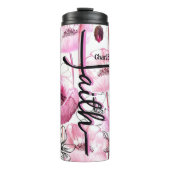 ピンクポピーの真ん中の信仰 タンブラー (正面)