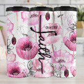 ピンクポピーの真ん中の信仰 タンブラー