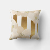 ピンクポピーエレガントコペルトーンストライプ装飾用クッション クッション (裏面)