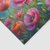 ピンクポピーガーデンフローラデコパージュ 薄葉紙 (詳細)