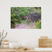 ピンクポピーズガーデン ポスター (キッチン)