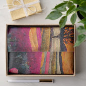 ピンクポピーファームアットサンセットファームハウス鮮やかデコール 薄葉紙 (ギフト)