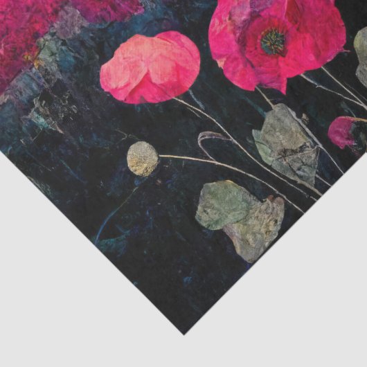 ピンクポピーファームアットサンセットファームハウス鮮やかデコール 薄葉紙 (詳細)